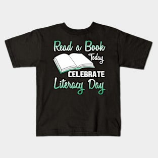 Read A Book Today Kids T-Shirt